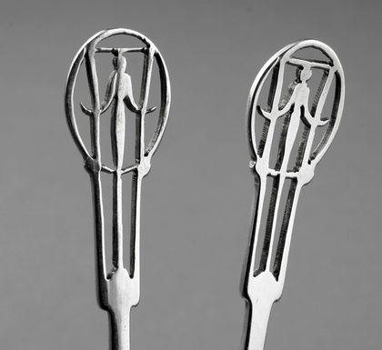 Boxed Silver Butter Knife and Jam Spoon  - Wedding Present